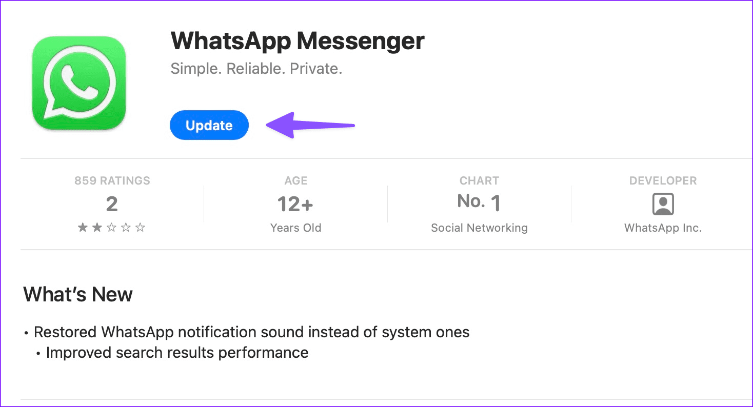 WhatsApp not launching on Mac 6