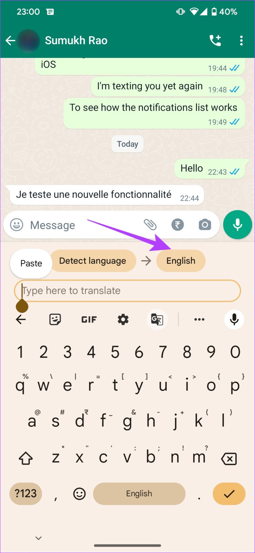 How to Translate WhatsApp Messages on Android and iPhone - 27