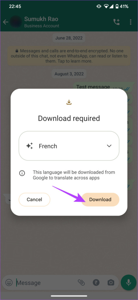 How to Translate WhatsApp Messages on Android and iPhone - 30