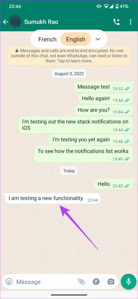 How to Translate WhatsApp Messages on Android and iPhone - 54