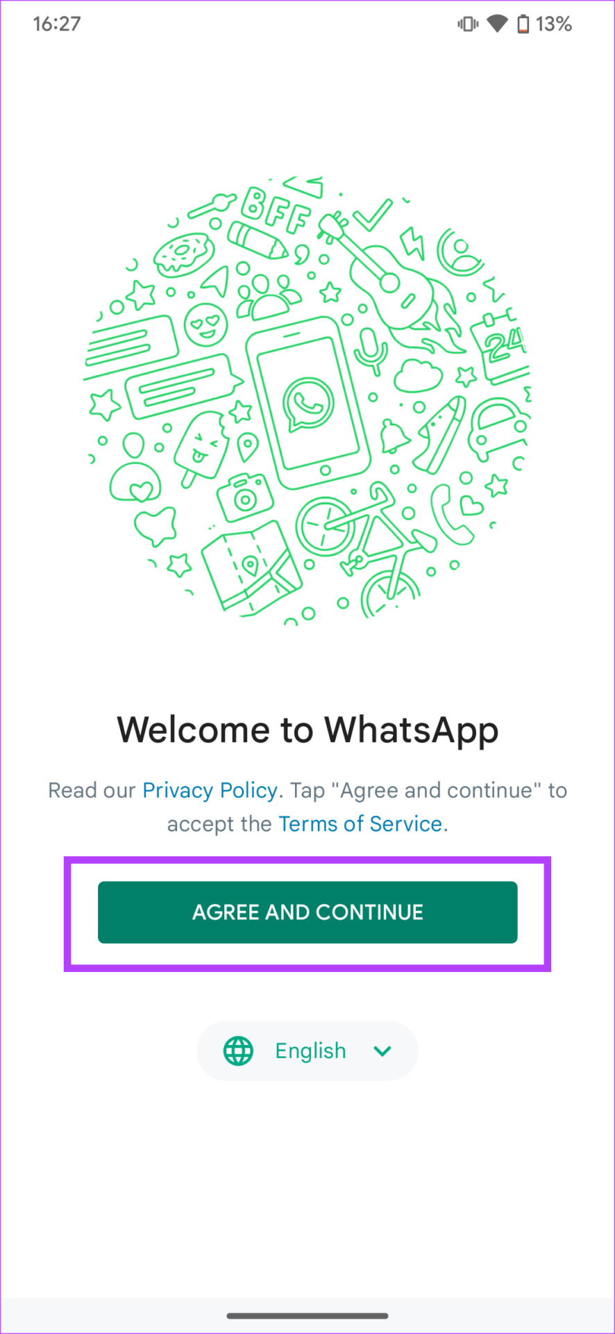 continue to whatsapp