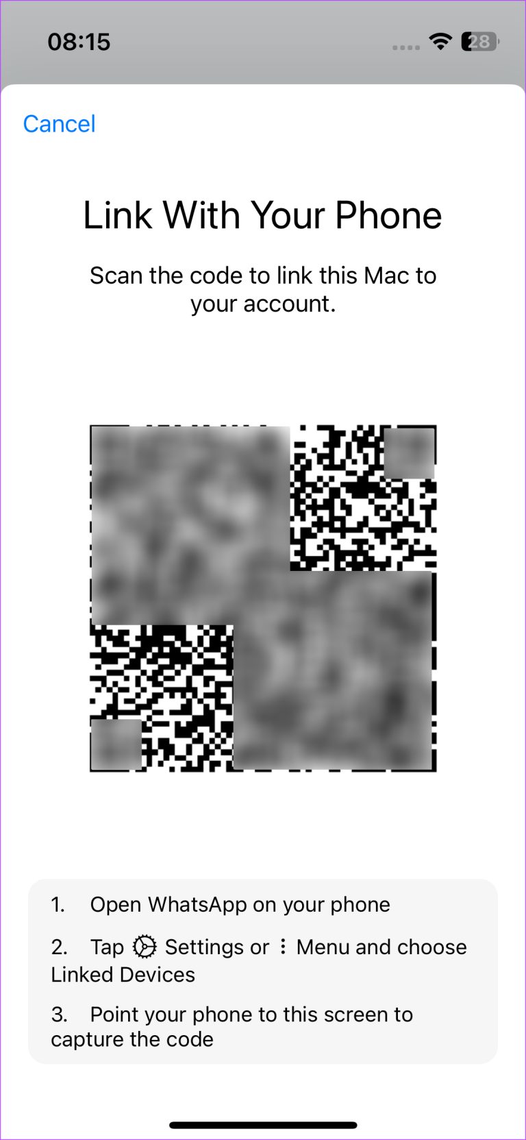 HOW TO LINK WHATSAPP ON TWO PHONES visual data 3