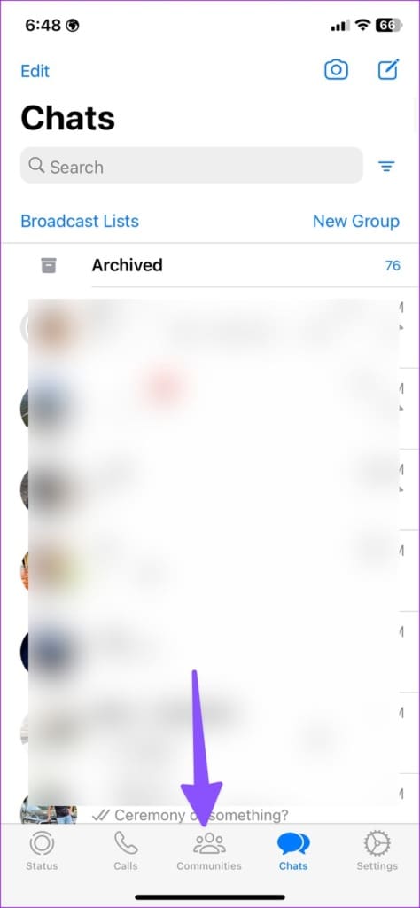 Whatsapp community iPhone