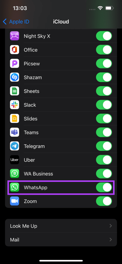 WhatsApp Restore access