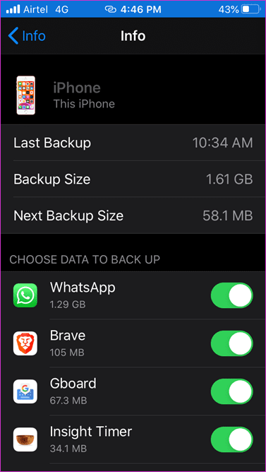Why Is My i Phone Backup Size Too Large 3