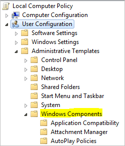 Windows Components