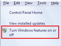 Windows Features Control