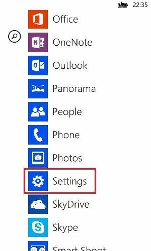 Windows Phone Settings E1381649125302