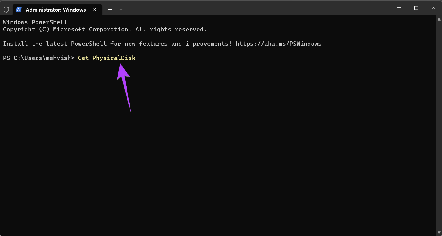 Storage Check Command How to Check if Windows Laptop Has HDD or SSD and Its Type - Guiding Tech