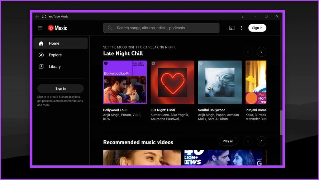 YouTube Music should now be installed on your Windows PC