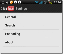 You Tube For Android 1