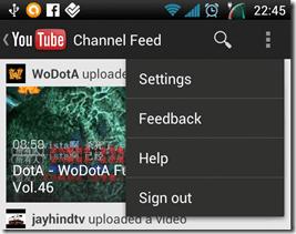 You Tube For Android 3