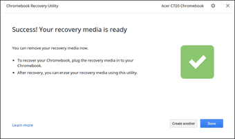 Your Recovery Media Is Ready1