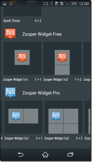 Zooper Widgets 7