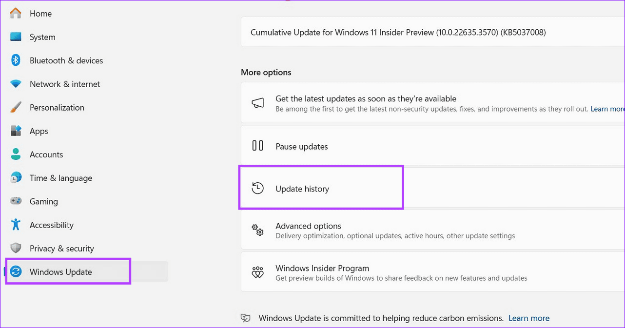 configure Windows update