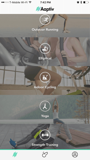 Aaptiv Audio Fitness Classes Iphone Ios App Health 2