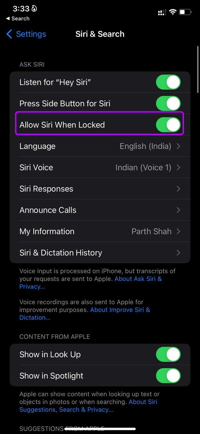 Access siri when locked fix siri not playing songs from Apple Music