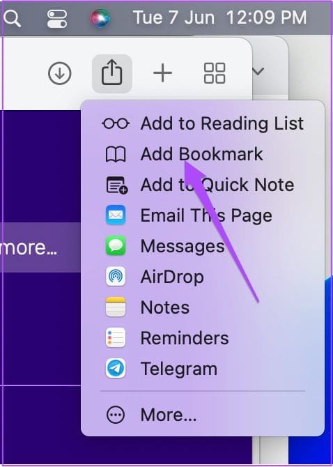 add safari bookmark to desktop on ipad