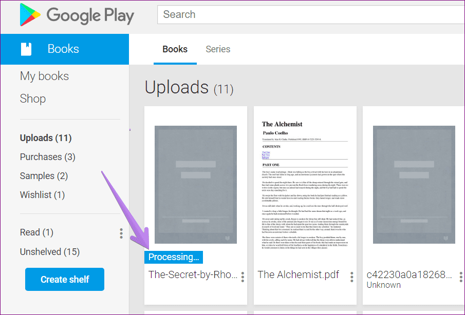 Add ebooks pdf epub to google play books android iphone computer 4