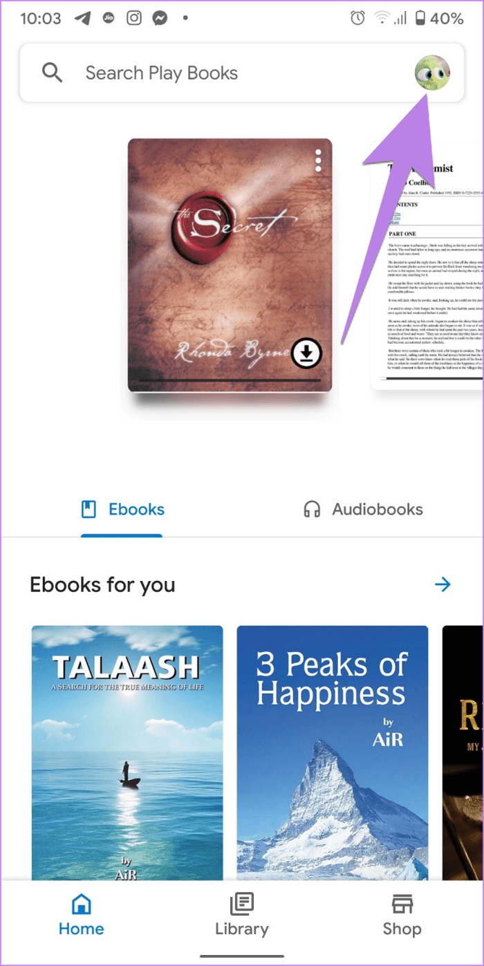 Add ebooks pdf epub to google play books android iphone computer 6