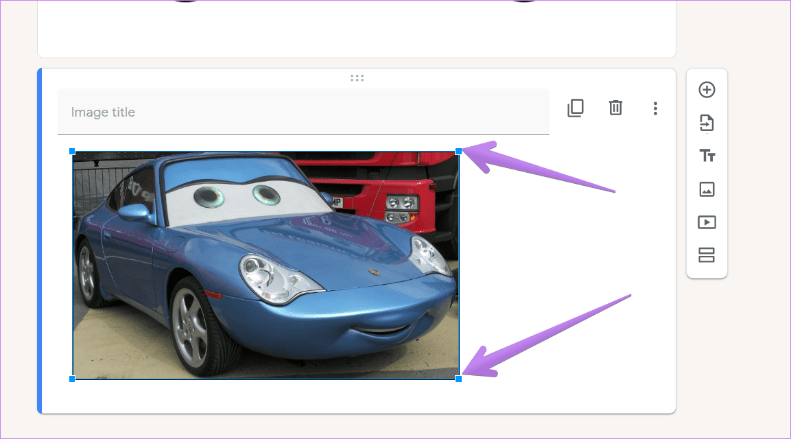 Add image in google form 7