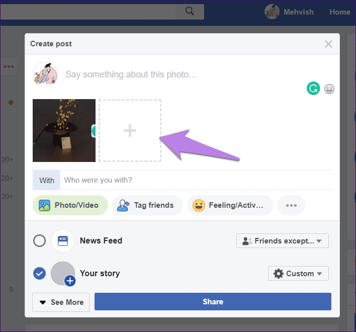 Add Multiple Photo To Facebook Fb And Messenger Story 12