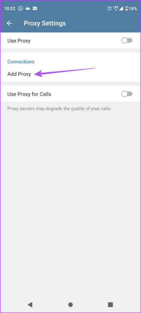 add proxy telegram android