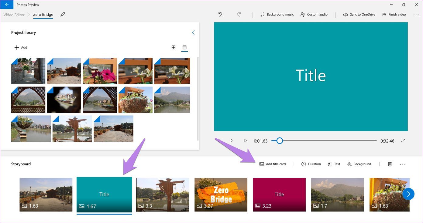 Add Text To Video In Microsoft Photos Video Editor 10