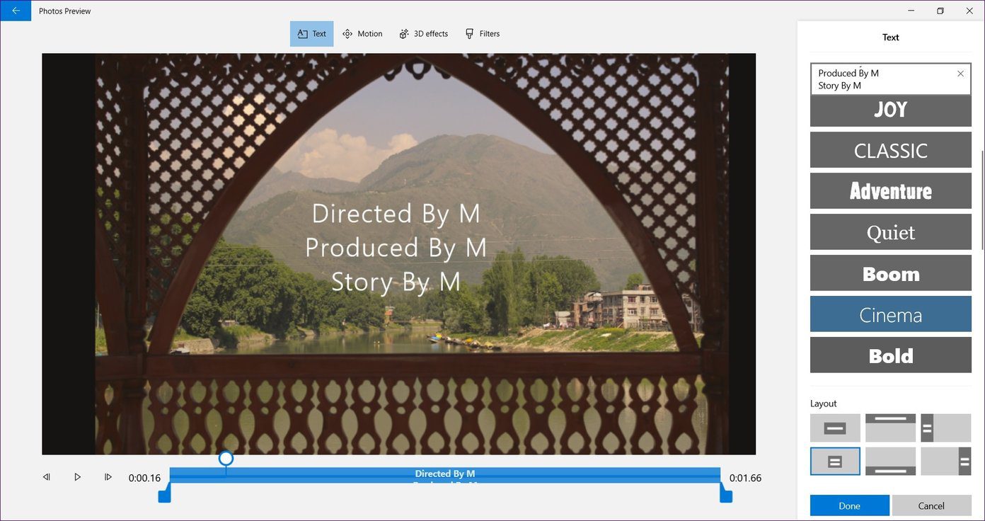 Add Text To Video In Microsoft Photos Video Editor 13