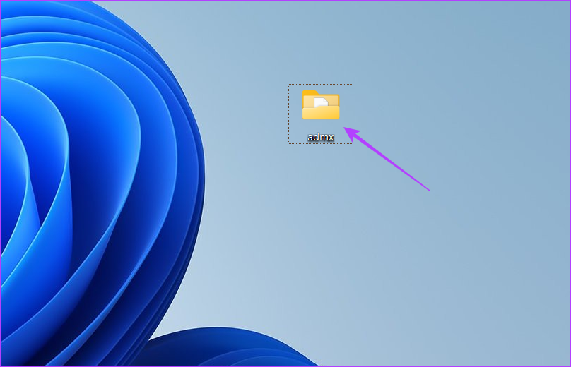 admx folder in the Desktop