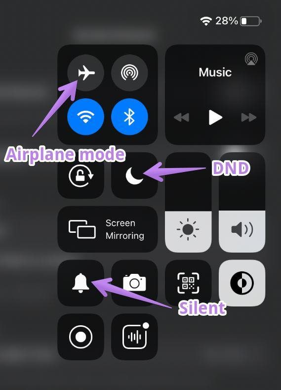 Airplane vs do not disturb vs silent mode on iphone ipad 10