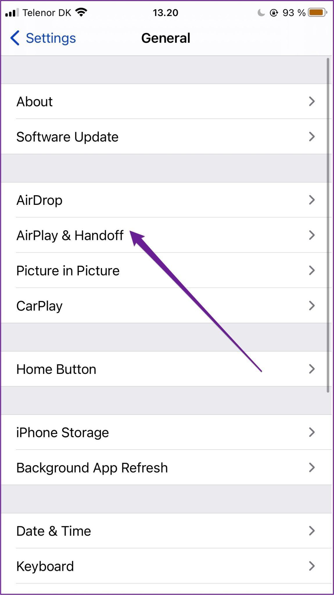 Airplay and handoff iphone