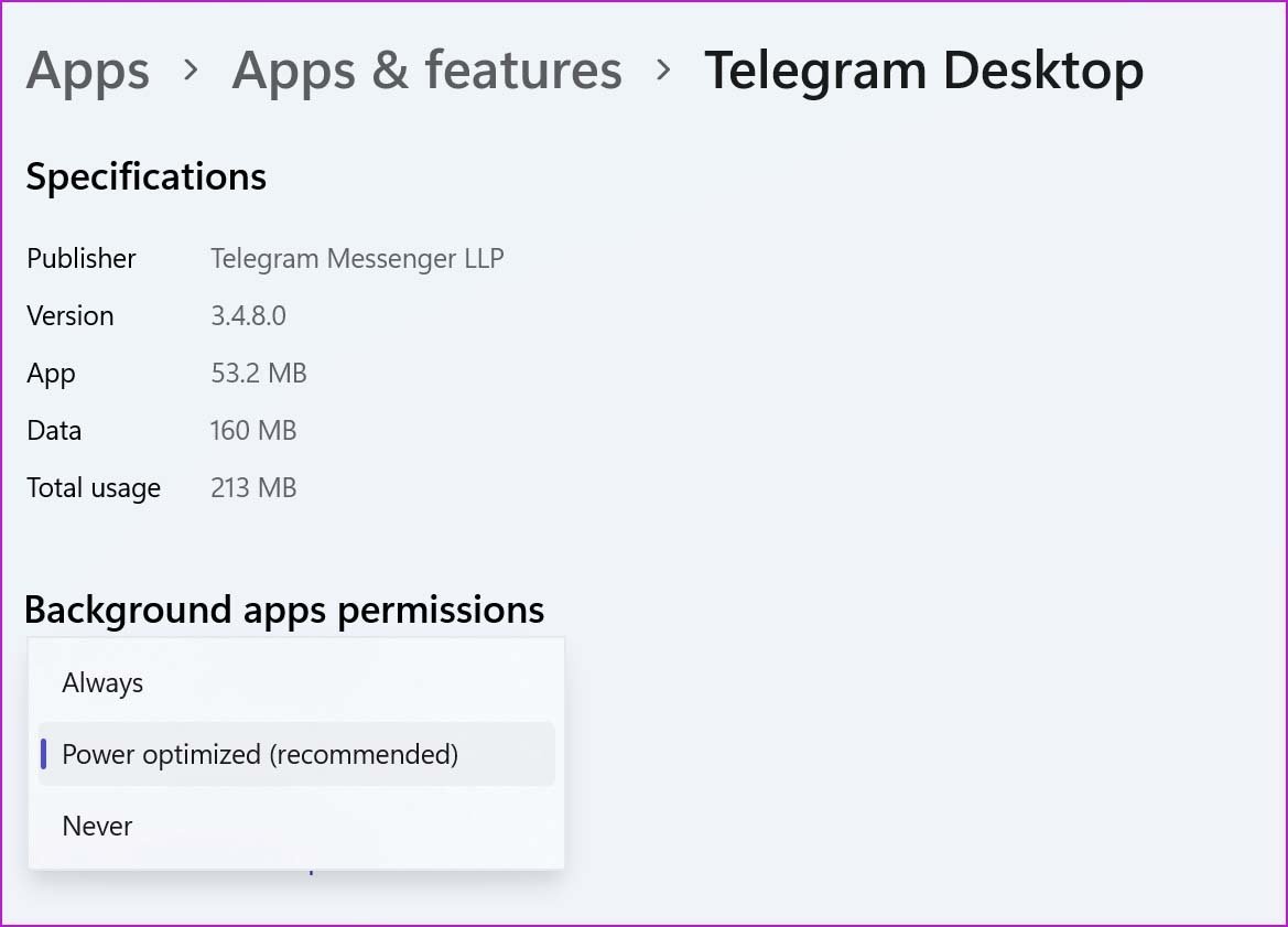 Allow telegram to run in background fix telegram not opening on desktop