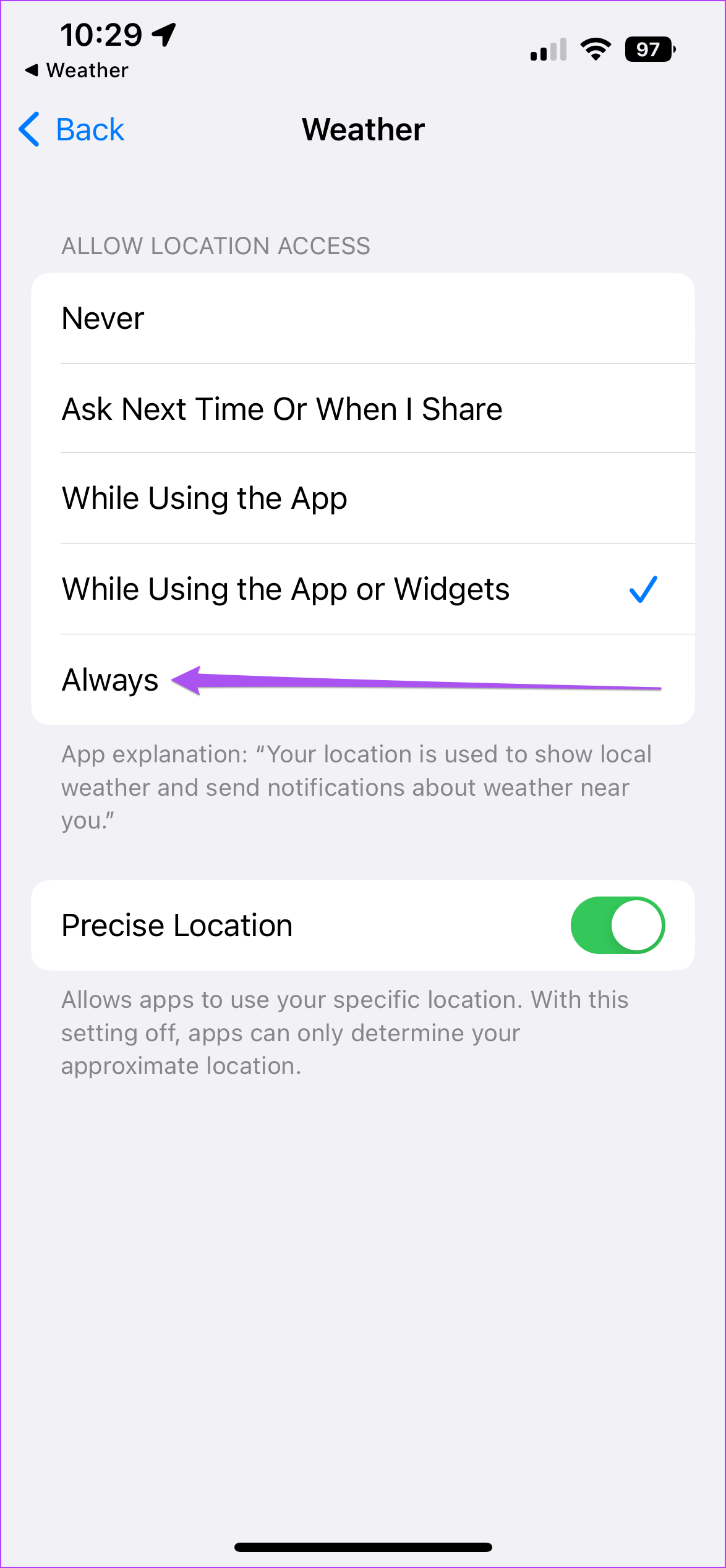 How to Enable Severe Weather Alerts on iPhone and Android - 41