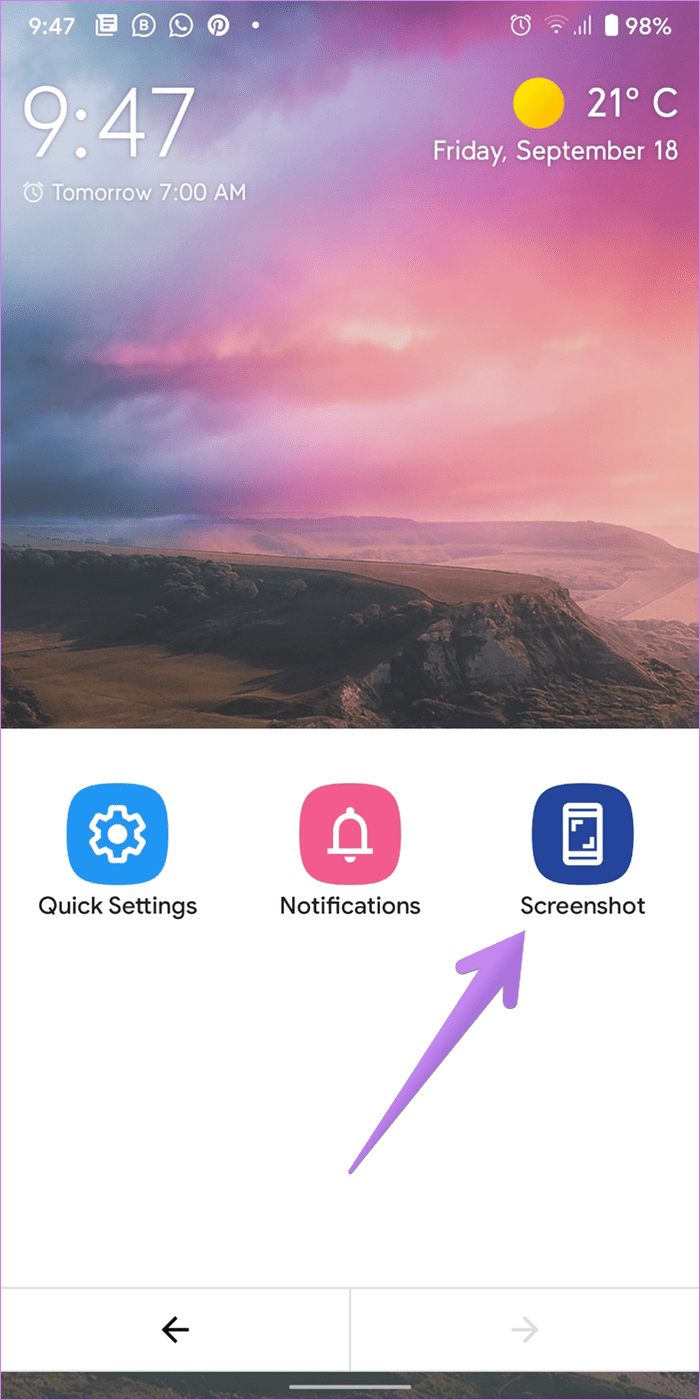 Android 11 how to take a screenshot 1