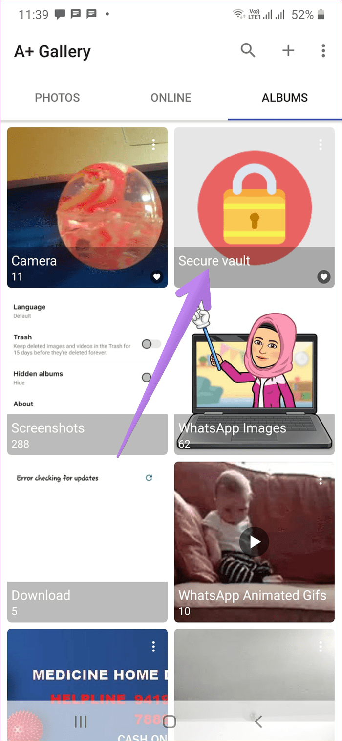 Android gallery app to hide photos 6
