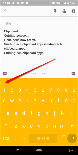 Android Keyboard With Clipboard 7