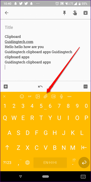 Android Keyboard With Clipboard 8