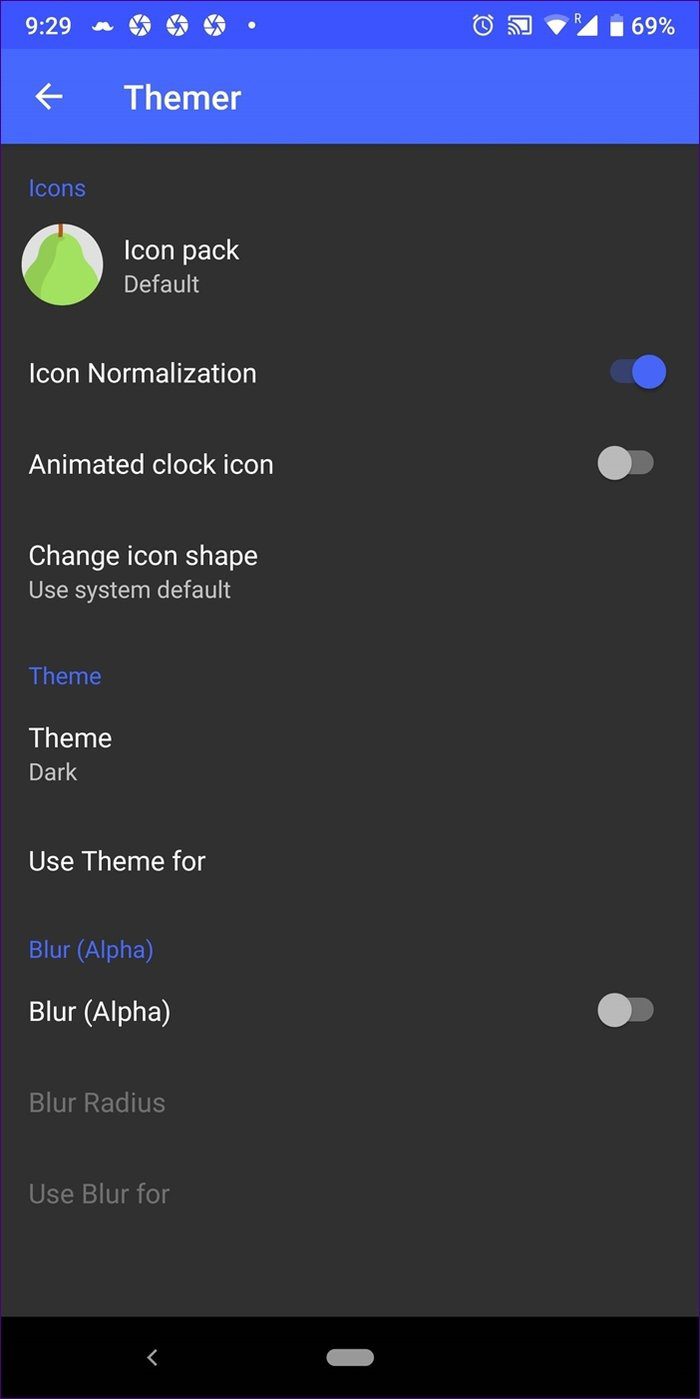 Android Launcher Dark Mode 16