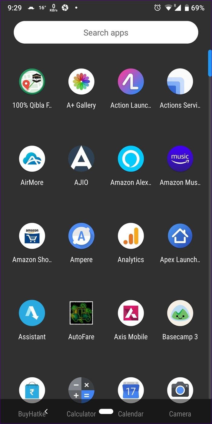 Android Launcher Dark Mode 17