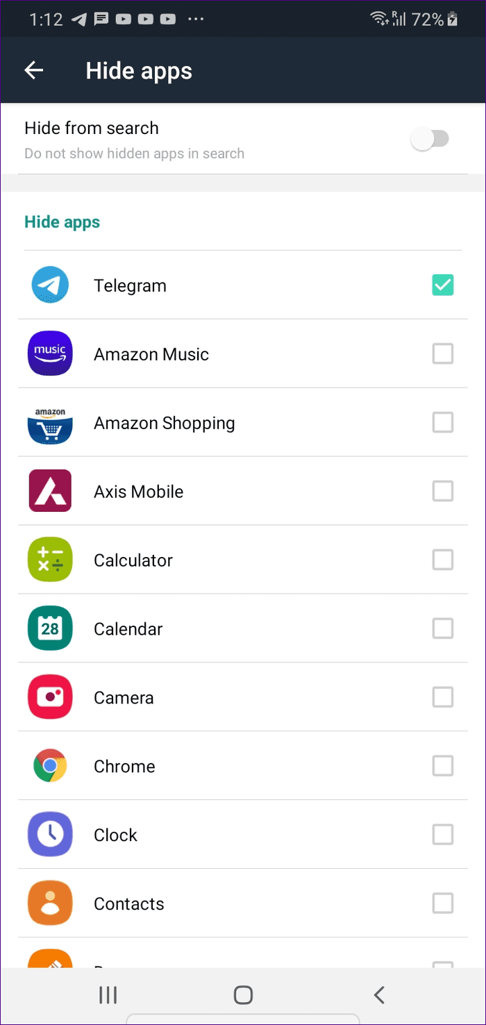 Android launcher to hide apps 9
