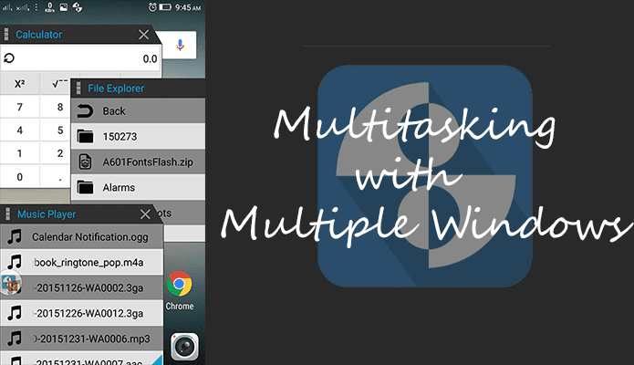 Android Multitasking Multiple Windows