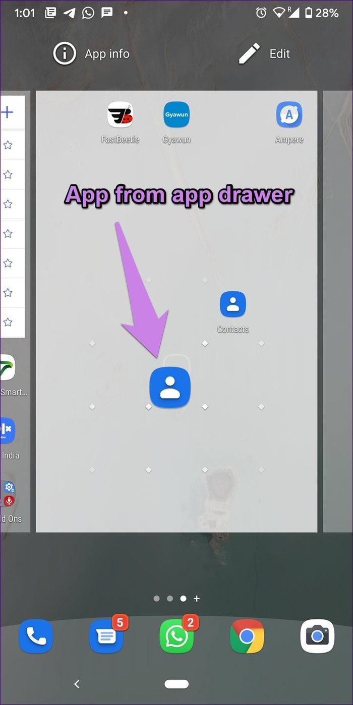 App Drawer Android 9