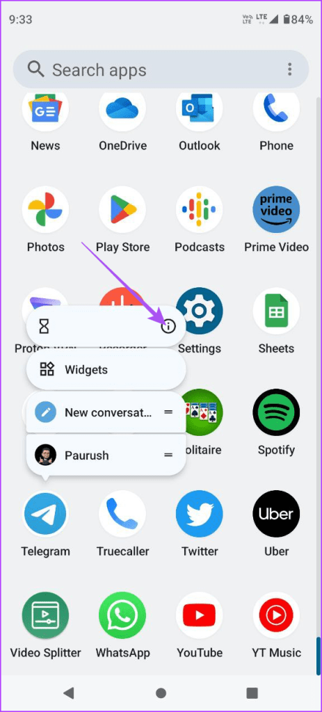 app info telegram android