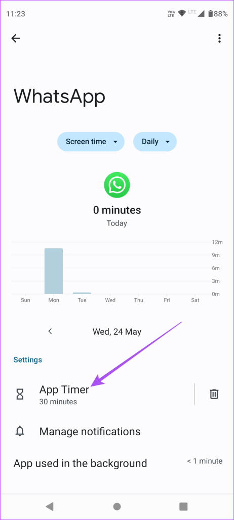 app timer on android