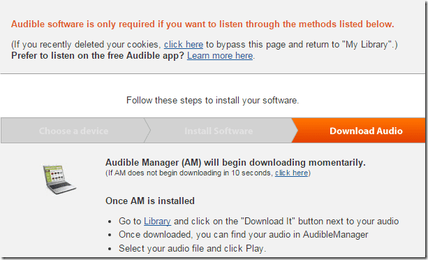 Audible Manager
