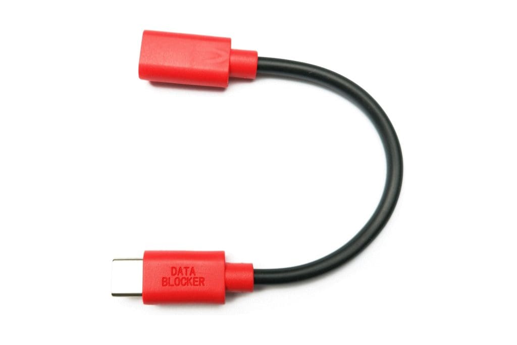 best USB data blockers PortaPow USB-C to C Data Blocker Cable