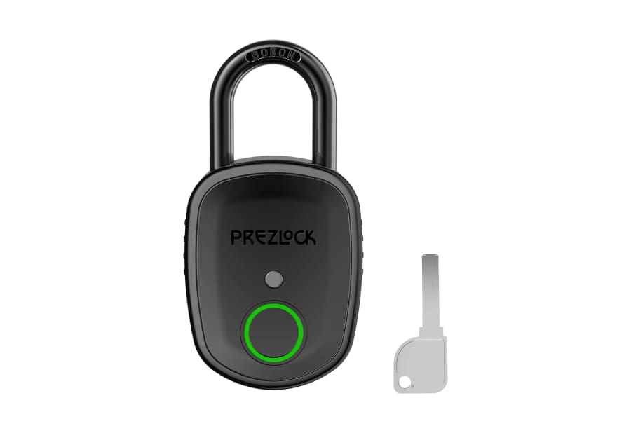 prezlock fingerprint padlock