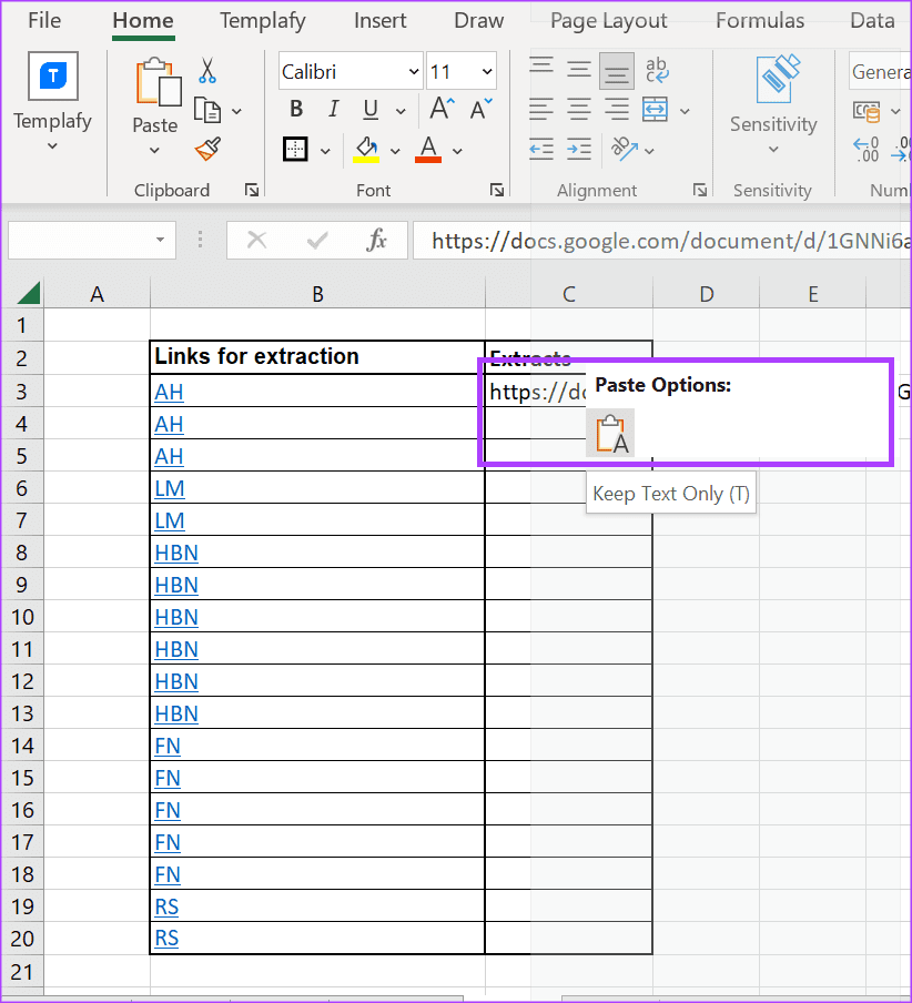 best ways to extract a URL from hyperlinks in Microsoft Excel 6