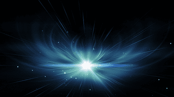 Blue Trail Explosion In Deep Space 7
